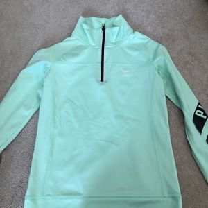 Light blue/ teal athletic half zip sweatshirt!